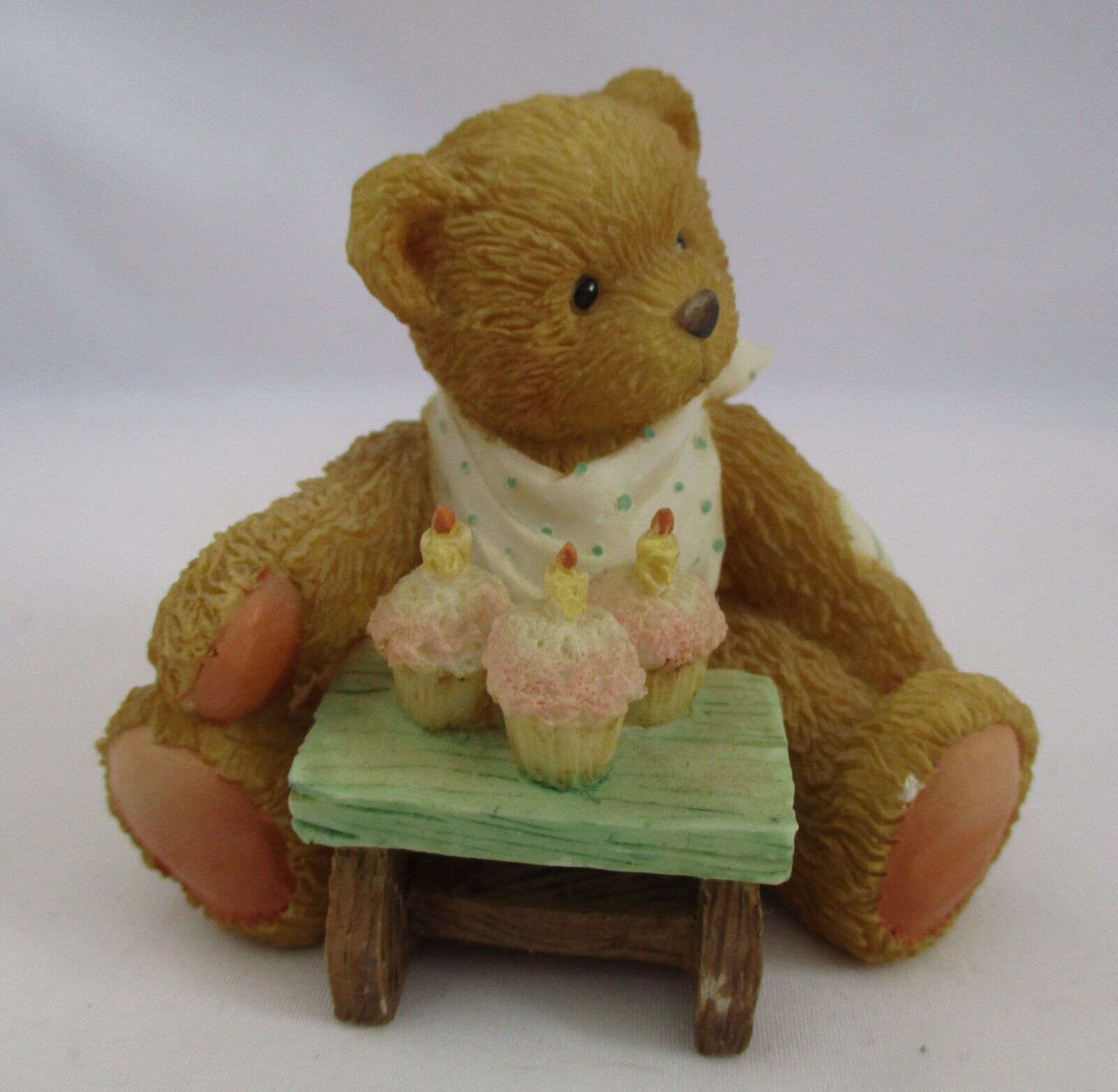 Hamilton Gifts Cherished Teddies Age 3 &quot;Three Cheers For You&quot; 1992 P. Hi... - $8.90