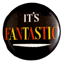 Vintage 1980s It&#39;s Fantastico Colorato Pinback Bottone 5.7cm - $7.12