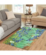 Irises Van Gogh Area Rug size 60&quot;x 39&quot; - £37.93 GBP