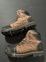 READ - KEEN Utility Boots Brown F2413-18 Waterproof Work Hiking Men&#39;s 12 EE - £47.42 GBP