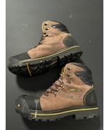 READ - KEEN Utility Boots Brown F2413-18 Waterproof Work Hiking Men&#39;s 12 EE - £47.59 GBP