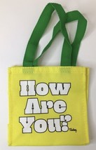 HOBONICHI How Are You ? Today Mini Bag Yellow White Green Handle - $15.00