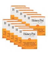 Honey Pot 100% Organically Grown Cotton Duo Tampons Regular Lot of 12 - $904.75 MXN