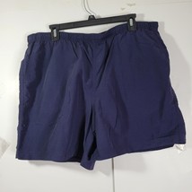 Mens LL Bean Navy Shorts/Swim trunks Mesh Lines Size XL - £14.03 GBP