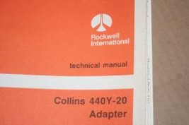 Rockwell Collins 440Y-20 Adapter Technical manual - $148.50