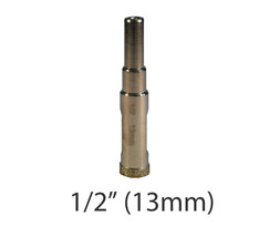 1/2 in Diamond Tip Drill Bit Porcelain Granite Tiles Glass Bottle Rock Stone Pro - $28.71