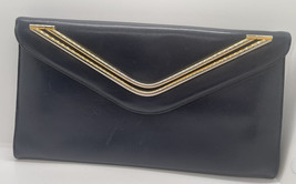 Susan Gail genuine leather clutch purse handbag see photos vintage - £17.17 GBP