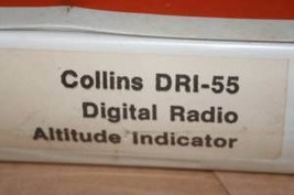 Rockwell Collins DRI-55 Digital Radio Altitude Indicator Instruction manual - £118.70 GBP