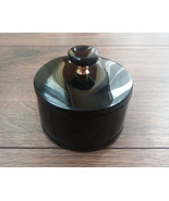 Round Obsidian Box, Armenian Handmade - €57,50 EUR