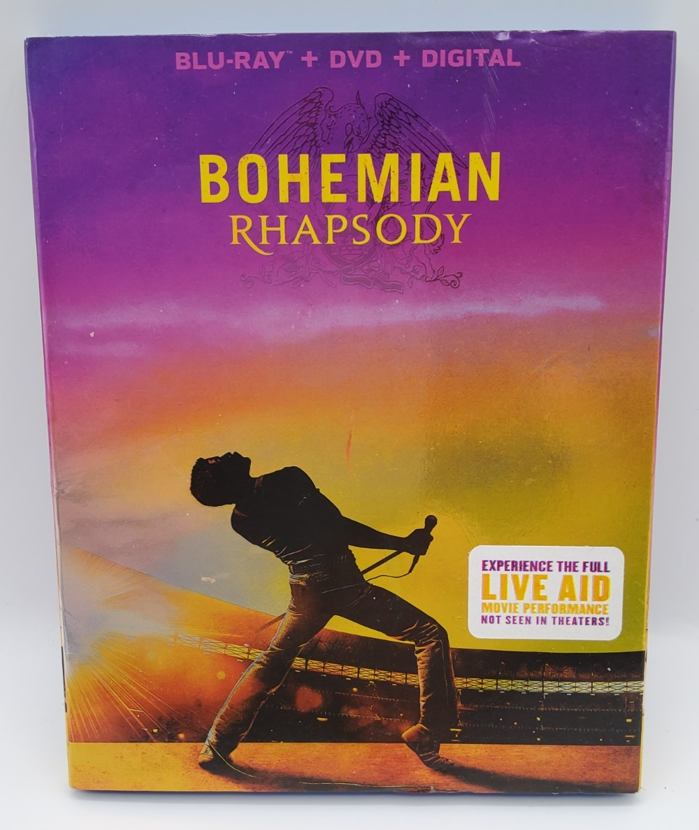 Bohemian Rhapsody Blu-ray DVD Digital Combo Pack Queen Movie Live Aid Bonus Item image 3
