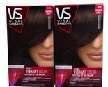 (2) Vidal Sassoon 4GN London Luxe Dark Royal Chestnut Brown Permanent Ha... - $69.00