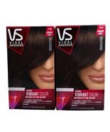 (2) Vidal Sassoon 4GN London Luxe Dark Royal Chestnut Brown Permanent Ha... - $69.00