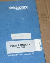 Tektronix TM504 TM-504 power  Module  Instruction manual - $148.50
