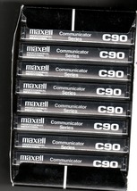 Audio Cassette Tapes  - Box of 10 Maxell Professional Industrial audio Cassettes - £4.02 GBP