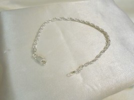 Giani Bernini Sterling Silver Twisted Rope Chain Bracelet K667 $110 - £36.39 GBP