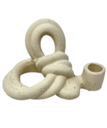 Ceramic Knot Taper Candle Holder NEW - €12,13 EUR