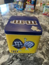 M&amp;M&#39;s Through the Years Lidded Empty Tin 2008 1995 1986 1957 Collectible - £7.78 GBP