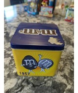 M&amp;M&#39;s Through the Years Lidded Empty Tin 2008 1995 1986 1957 Collectible - $13.43 CAD