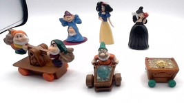 Snow White and Seven Dwarves McDonalds Happy Meal Toy 1992 Disney Vintage Lot 6 - £14.01 GBP