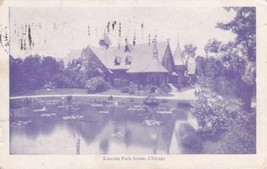 Lincoln Park Chicago Illinois IL 1909 Fairfield Iowa to Chillicothe Postcard C58 - £2.38 GBP
