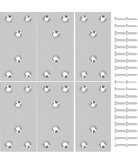6PCS 4&quot; x 2&quot; Stainless Steel Mending Plates with Screws for Wood Furniture - $388.32 MXN