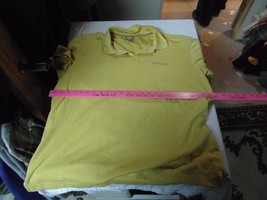 Columbia Yellow Polo T-Shirt Size: XL ~  NM 13703 - £9.93 GBP