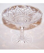 LOVELY VINTAGE WATERFORD CRYSTAL BEAUTIFULLY CUT PEDESTAL COMPOTE/CANDY ... - $74.61 CAD
