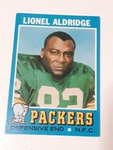 Lionel Aldridge Green Bay Packers 1971 Topps Card #28 - £0.77 GBP