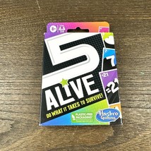 Hasbro Gaming 5 Alive Card Game for Ages 8 and Up Fun Family Game New Unopened - $8.48