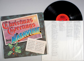 Christmas Greetings from Nashville (1984) Vinyl LP • Country, Willie Nelson - $25.61