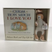 Guess How Much I Love You Deluxe Board Book &amp; Toy Gift Set Plush Bunny Rabbit - £23.81 GBP