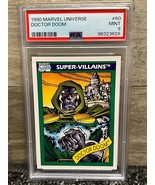 1990 Marvel Universe #60 Doctor Doom PSA 9 MINT Fantastic Four Avengers ... - $24.18