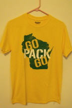 Mens NWOT Gildan Green Bay Packers Go Pack Go T Shirt Size S M L 2XL 4XL - £15.14 GBP