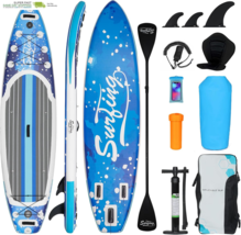 Inflatable Stand up Paddle Board with Kayak Seat, Non-Slip Deck SUP Padd... - $351.20