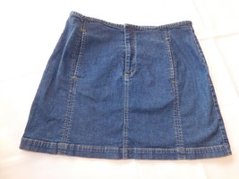 DKNY Jeans Ladies Women&#39;s Junior&#39;s Denim Jean Skirt Blue Size 12 EUC - £12.30 GBP