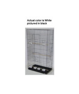 Lot of Three X-Large Bird Breeding Cages in White - $951.81 CAD