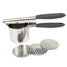 Appetito Stainless Steel Potato Ricer with 3 Discs - £42.52 GBP
