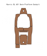 Karnic SL 651 Cockpit Boat EVA Teak Deck Faux Mat Floor Pad SeaDek Marin... - $1,229.56 CAD