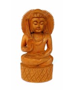 Wooden Hand Carved Figurine Wooden Shiva Handmade Lord Shiva Handicraft  - $1,428.74 MXN