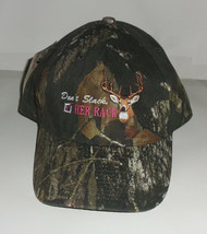 Nwt Womens Breast Cancer Awareness Mossy Oak Camouflage Novelty Baseball Hat - £14.67 GBP