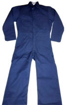 Vtg Roebucks Coveralls Size 42R Blue Mechanic Maintenance Jumpsuit Michael Myers - £54.07 GBP
