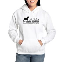 MY CAIRN TERRIER ATE YOUR STICK FIGURE FAMILY Women&#39;s Hooded Sweatshirt - $60.00