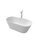 67&quot; Matte White Freestanding Soaking Tub - $2,188.31 CAD