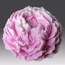 3D Silicone Soap/plaster/clay/Candle Mold-Ruffled Peony - £22.15 GBP