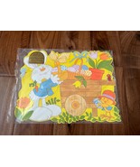 VTG Barnaby Bunny Hallmark Easter Spring Die Cut Out Placemats Set of 6 ... - €21,35 EUR