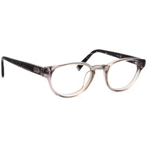 John Varvatos Eyeglasses V353_UF Crystal Grey Stretched Round Frame 48[]20 145 - £119.89 GBP