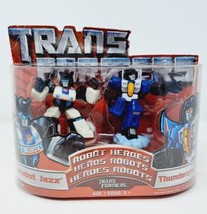Transformers Robot Heroes Two-Pack Autobot Jazz + Thundercracker 2007 NIP - £9.96 GBP