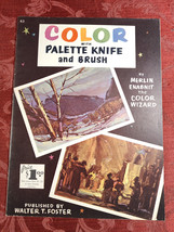 COLOR with Palette Knife and Brush Merlin Enabnit a Walter Foster Art Book - $8.64
