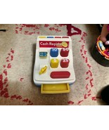 Arco Preschool Carry Around Cash Register Vintage Plastic Toy Bells Clic... - $31.73 CAD