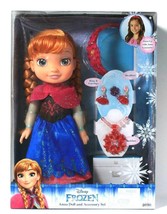 Jakks Pacific Disney Frozen Anna Doll &amp; Dress Up Accessory Set Age 3 Yea... - £45.29 GBP